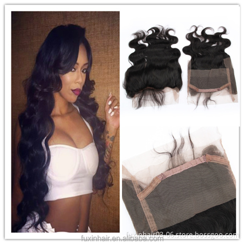 10a Unprocessed Wholesale Virgin Malaysian Hair 360 Lace Frontal Closure With Bundles Cheap Human Hair Wigs With 360 Closure